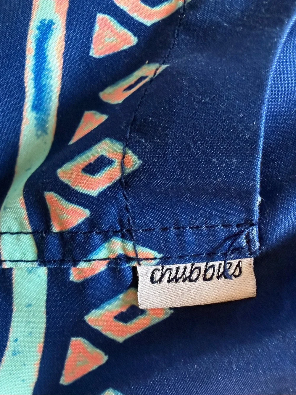 Chubbies Aztec Blue Mesh Lined Swim Trunks/Shorts